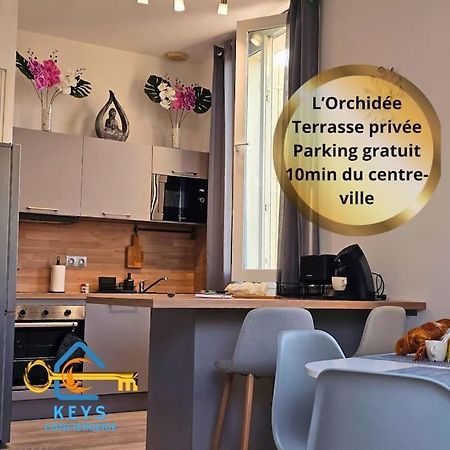 Апартаменты L'Orchidee, Proche De La Gare Avec Clim Et Terrasse Нарбонна Экстерьер фото